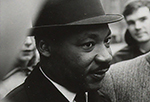 Dr. Martin Luther King Jr visiting Harvard University